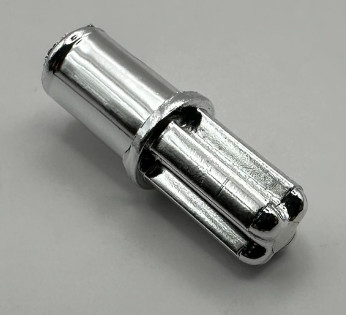 3749 Chrome Silver Technic, Axle Pin without Friction Ridges Lengthwise  3749 or 6562  Custom chromed by BUBUL