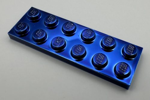 3795 | Chrome Blue Plate 2 x 6  | Custom Chromed by BUBUL
