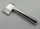 3835 Chrome Silver Minifigure, Utensil Axe  Custom Chromed by BUBUL