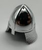 Chrome Silver Minifig, Headgear Helmet Castle with Neck Protector   Part:3844 chromed by Bubul