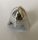 Chrome Silver Minifig, Headgear Helmet Castle with Neck Protector   Part:3844 chromed by Bubul