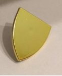   3846 Chrome Gold Minifig, Shield Triangular Custom chromed by Bubul