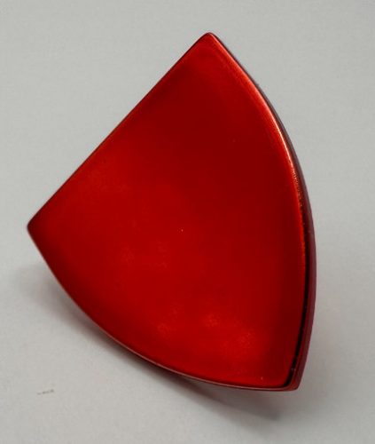3846 Chrome RED Minifig, Shield Triangular Custom chromed by Bubul