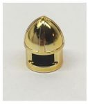   3896 Chrome Gold Minifig, Headgear Helmet Castle with Chin Guard  Custom Chromed by Bubul