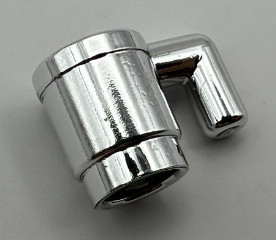 Chrome Silver Minifig, Utensil Cup  3899 or 6264 Custom chromed by Bubul