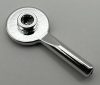 3900 Chrome Silver Minifig, Utensil Signal Paddle  3900 Custom chromed by BUBUL