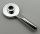 3900 Chrome Silver Minifig, Utensil Signal Paddle  3900 Custom chromed by BUBUL