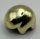 3901 Chrome Gold Minifig, Headgear Hair Male  Custom Chromed by Bubul