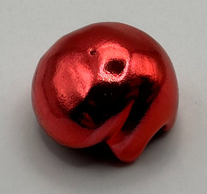 Chrome-RED Minifig, Headgear Hair Male  (R) Part3901  Custom chromed by Bubul