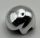 Chrome Silver Minifig, Headgear Hair Male Part:3901 chromed by Bubul