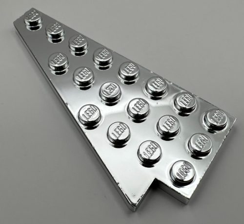 3933 Chrome Silver Wedge, Plate 8 x 4 Wing Left Custom chromed by Bubul