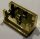 3937 Chrome Gold Hinge Brick 1 x 2 Base  Custom Chromed by BUBUL