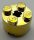 3941 | Chrome Gold Brick, Round 2 x 2  | Custom Chromed by Bubul
