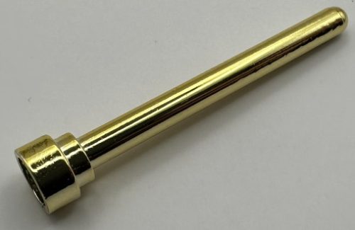 3957 | Chrome GOLD Antenna 1 x 4 - Flat Top, 3957b or 30064b | Custom Chromed by Bubul