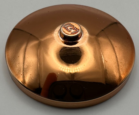 3960 Chrome Copper Dish 4 x 4 Inverted (Radar) 3960 or 30065 Custom chromed by Bubul
