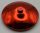 3960 Chrome RED Dish 4 x 4 Inverted (Radar) (R) Part 3960 or 30065 Custom Chromed by BUBUL