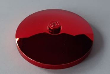 3960 Chrome RED Dish 4 x 4 Inverted (Radar) (R) Part 3960 or 30065 Custom Chromed by BUBUL