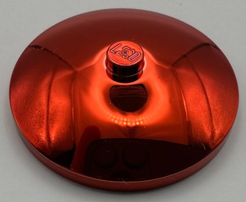 3960 Chrome RED Dish 4 x 4 Inverted (Radar) (R) Part 3960 or 30065 Custom Chromed by BUBUL