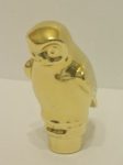   40232 Chrome Gold Chrome-Gold Owl Large, Rounded Features Custom chromed by Bubul