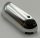 4045 Chrome Silver Slope, Curved 1 x 4 with Rounded Ends Custom Chromed by BUBUL