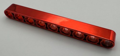 40490 Chrome RED Technic, Liftarm 1 x 9 Thick  40490 Custom chromed by Bubul
