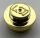 4073, 6141 | Chrome Gold Plate, Round 1 x 1 Straight Side | Custom Chromed by Bubul