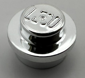 4073, 6141 | Chrome Silver Plate, Round 1 x 1 Straight Side | Custom Chromed by Bubul