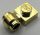 4081 Chrome Gold Plate, Modified 1 x 1 with Clip Light - Thick Ring  4081b 4081  Custom Chromed by Bubul