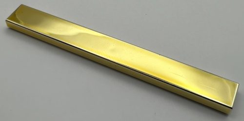 4162 Chrome Gold Tile 1 x 8 Custom Chromed by BUBUL