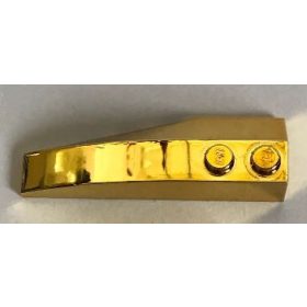 41747 Chrome GOLD Wedge 6 x 2 Right Custom Chromed by BUBUL