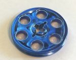  4185_BLUE Chrome BLUE Technic Wedge Belt Wheel (Pulley)   4185 Custom chromed by BUBUL
