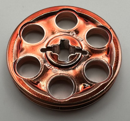 4185 Chrome Copper Technic Wedge Belt Wheel (Pulley)   Custom chromed by BUBUL