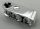42003 | Chrome Silver Technic, Axle and Pin Connector Perpendicular 3L with 2 Pin Holes | Custom Chromed by BUBUL