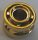 42610 Chrome GOLD Wheel 11mm D. x 8mm with Center Groove Custom chromed by Bubul