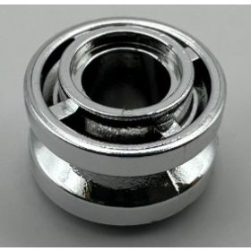   42610 | Chrome Silver Wheel 11mm D. x 8mm with Center Groove | Custom Chromed by Bubul