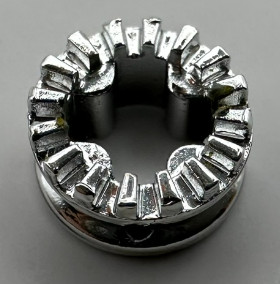 Chrome Silver Technic Bush 1/2 Toothed Type I  4265a Custom Chromed by Bubul