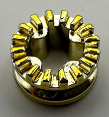 4265b Chrome Gold Technic Bush 1/2 Toothed Type II   Custom Chromed by Bubul