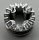 4265b Chrome Silver Technic Bush 1/2 Toothed Type II   Custom Chromed by Bubul