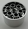4266 Chrome Silver Wheel 20 x 30 Technic (4 studs D.) Custom Chromed by Bubul