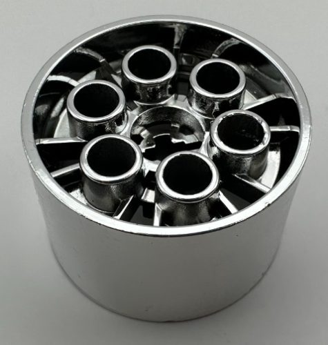 4266 Chrome Silver Wheel 20 x 30 Technic (4 studs D.) Custom Chromed by Bubul