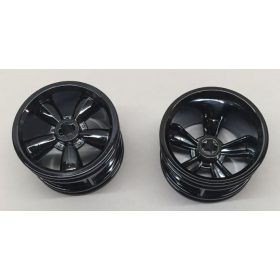   42716 Chrome TITAN Wheel 30.4mm D. x 20mm with No Pin Holes and 5 Large Spokes  42716 Custom Chromed by BUBUL