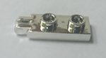   4276 Chrome Silver Hinge Plate 1 x 2 with 2 Fingers  Custom Chromed by BUBUL