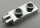 4276 Chrome Silver Hinge Plate 1 x 2 with 2 Fingers  Custom Chromed by BUBUL
