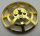 4285 Chrome Gold Dish 6 x 6 Inverted (Radar) Webbed -  4285b or 30234  Custom Chromed by Bubul