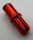 43093 Chrome Red Technic, Axle Pin with Friction Ridges Lengthwise Custom Chromed by BUBUL