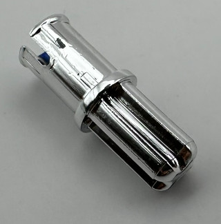 43093 Chrome Silver Technic, Axle Pin with Friction Ridges Lengthwise Custom Chromed by BUBUL