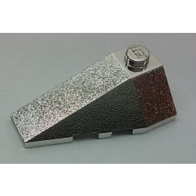   43710 | Chrome SILVER Wedge 4 x 2 Triple Left | Custom Chromed by Bubul