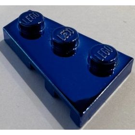   43723 Chrome Blue Wedge, Plate 3 x 2 Left   43723  Custom chromed by Bubul