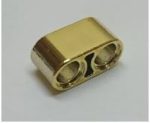   43857 Chrome Gold Technic, Liftarm 1 x 2 Thick Custom Chromed by BUBUL