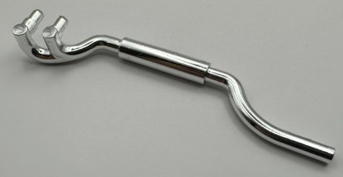 4466 Chrome Silver Vehicle, Exhaust Pipe Twin Inlet 11L Left 70972 Custom Chromed by Bubul